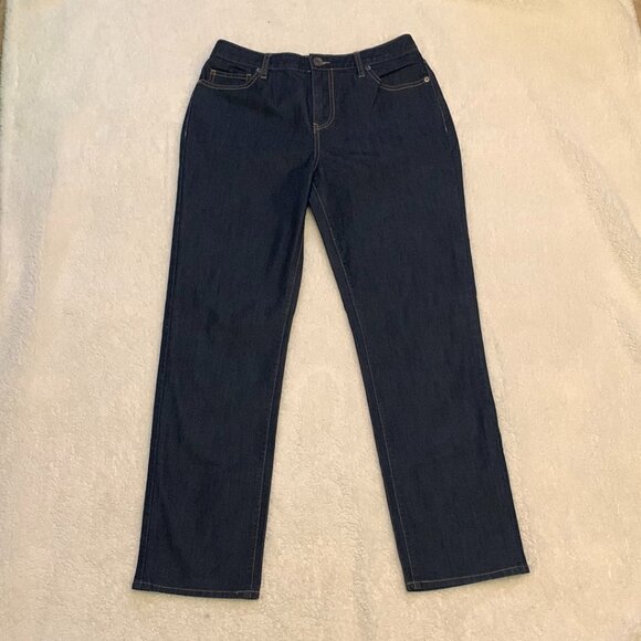 Calvin Klein Jeans Skinny Womens Blue Medium Wash Size 10 Mid Rise Comfort - Picture 1 of 9